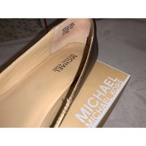 Michael Kors Gold Flats